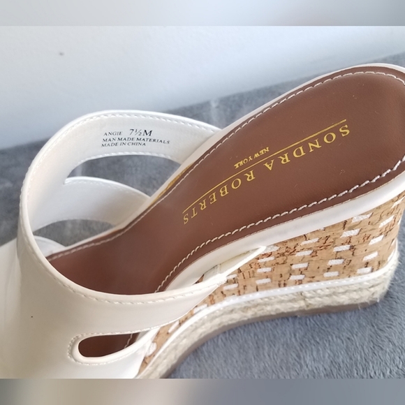 Sondra Roberts New York Angie Wedge Sandal ⭐️⭐️ - Picture 7 of 10